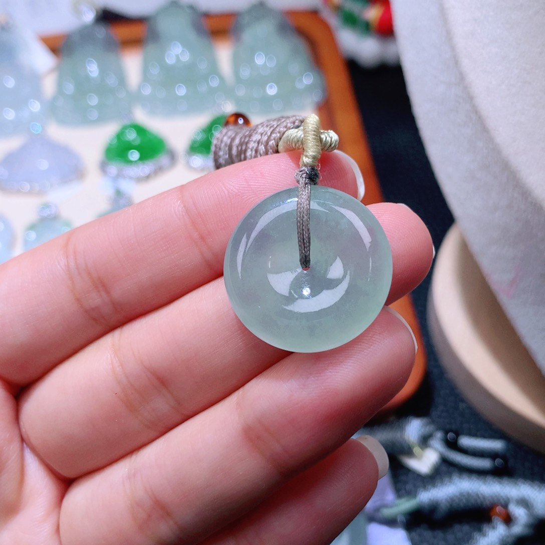 颈饰未镶嵌翡翠扣子23*5.6