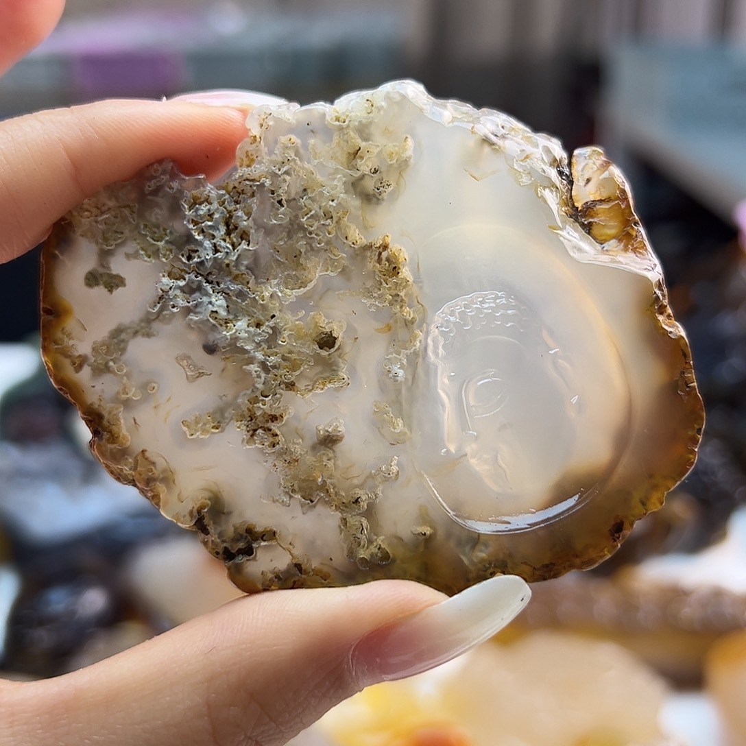 玛瑙/玉髓未镶嵌吊坠(不含链)