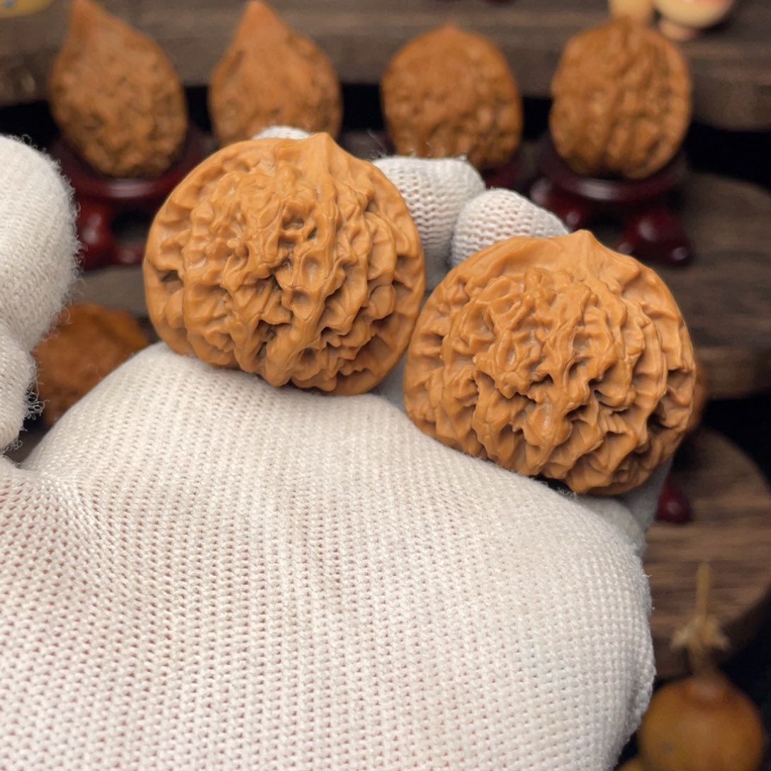 福***声把件文玩核桃秦岭秦闷36