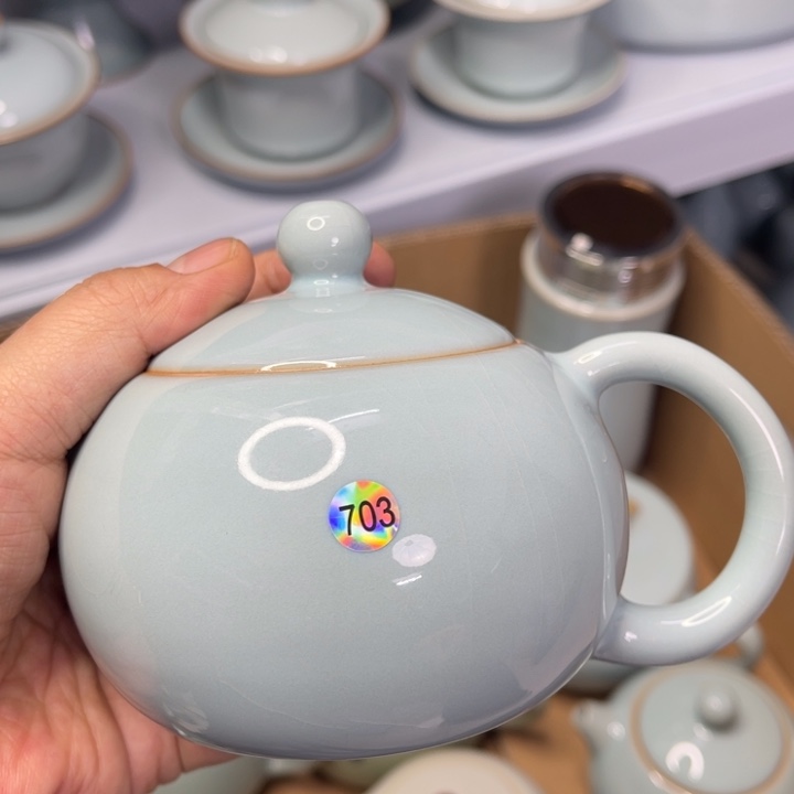 南***雪汝州原矿原釉微瑕703