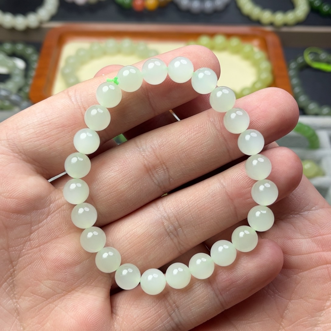 和田玉手链未镶嵌