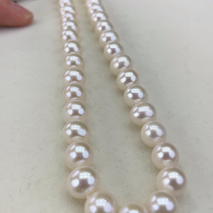 淡水珍珠颈饰银S925镶嵌卡11极光炫彩高品