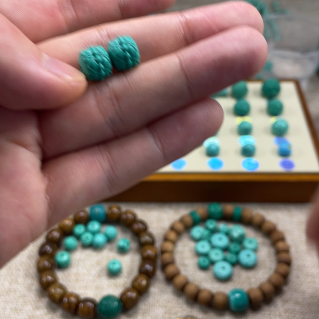 原生态湖北矿小配饰，直径9