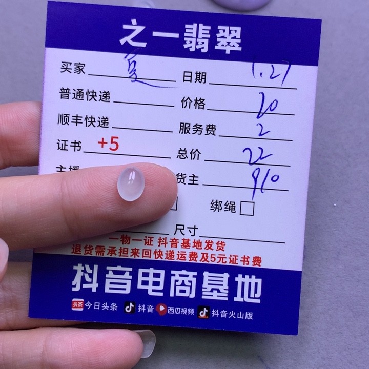 翡翠颈饰未镶嵌夏***儿