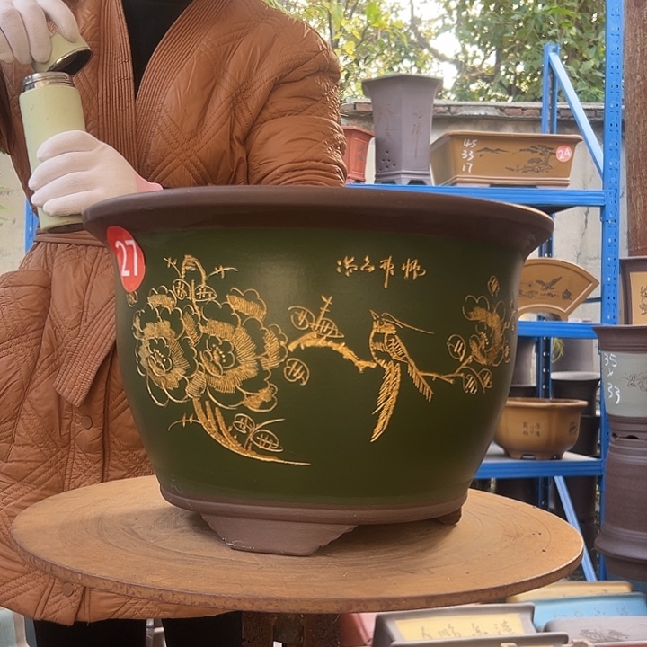 龙凤呈祥大花盆花盆花盆