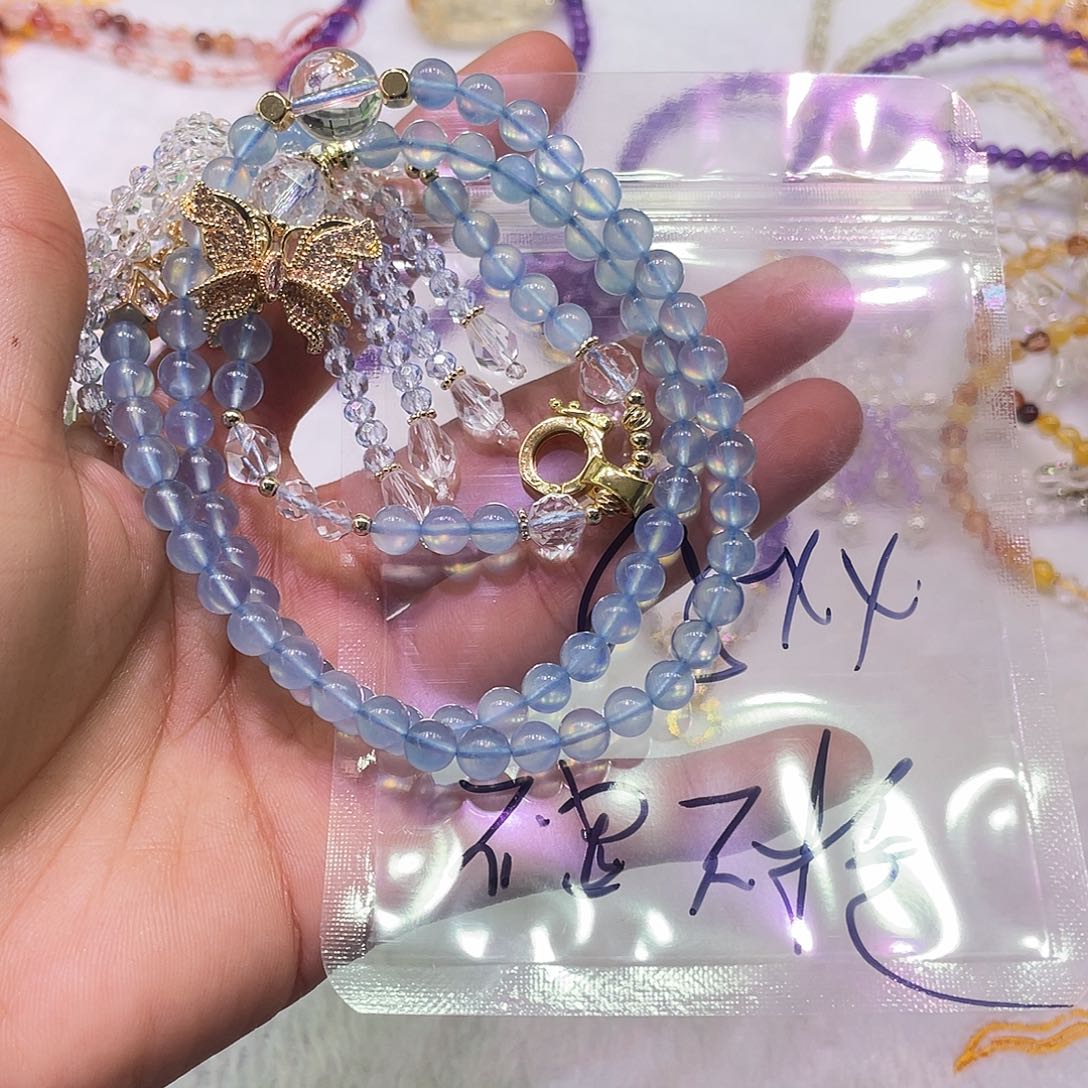 水晶吊坠(不含链)未镶嵌手链