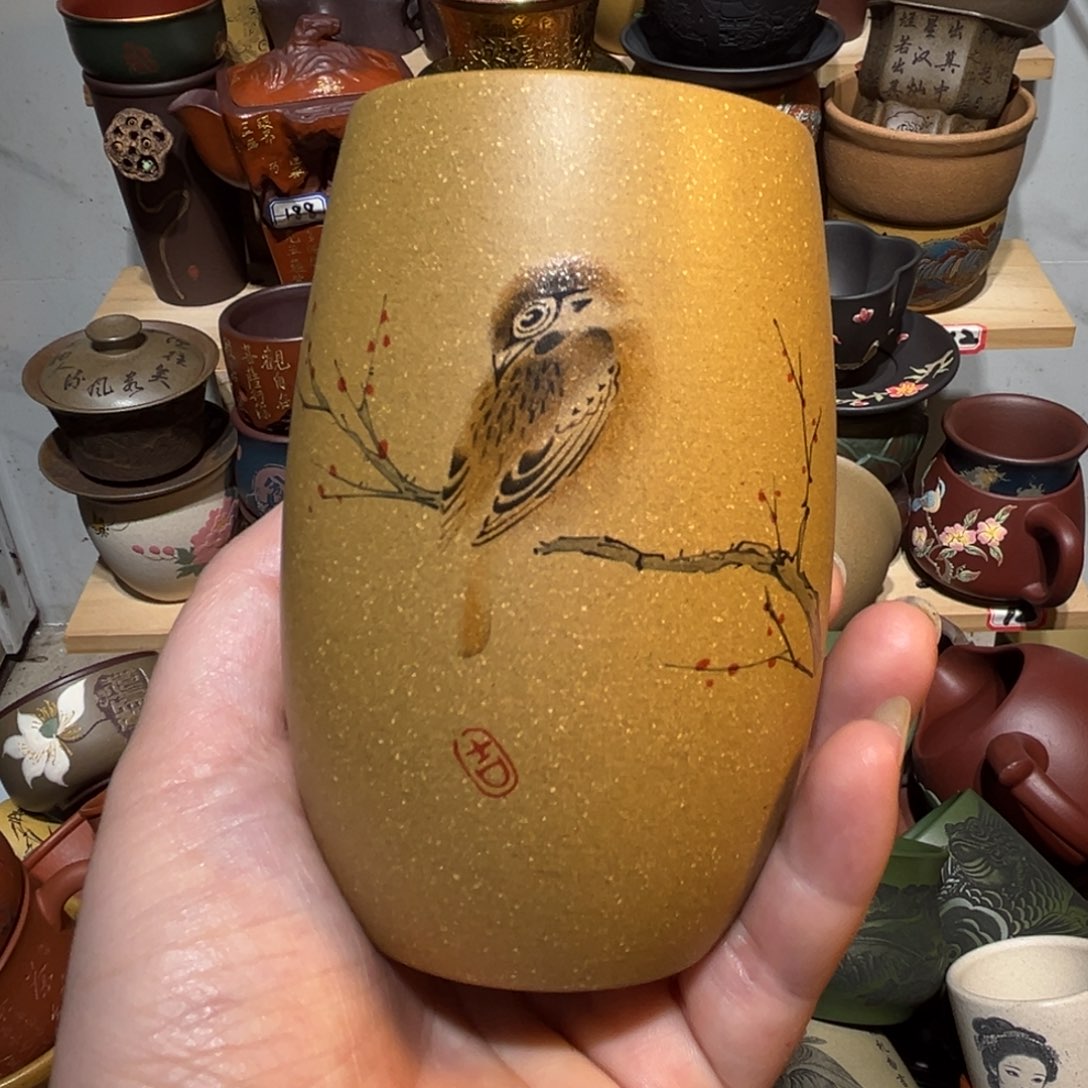 茶杯紫砂宜兴紫砂主人杯