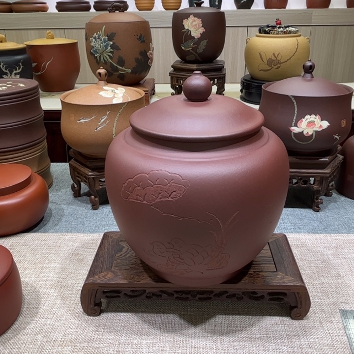 紫砂茶叶罐精品紫砂茶叶罐