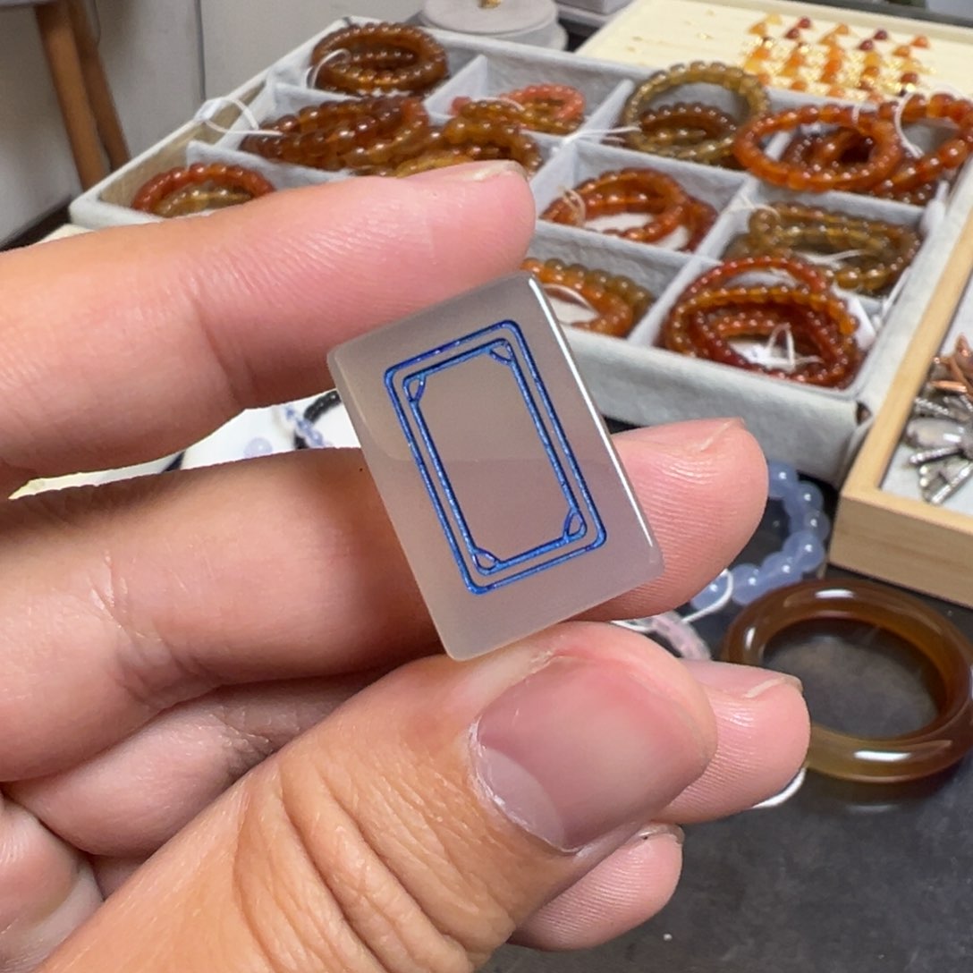 玛瑙/玉髓珠宝半成品未镶嵌