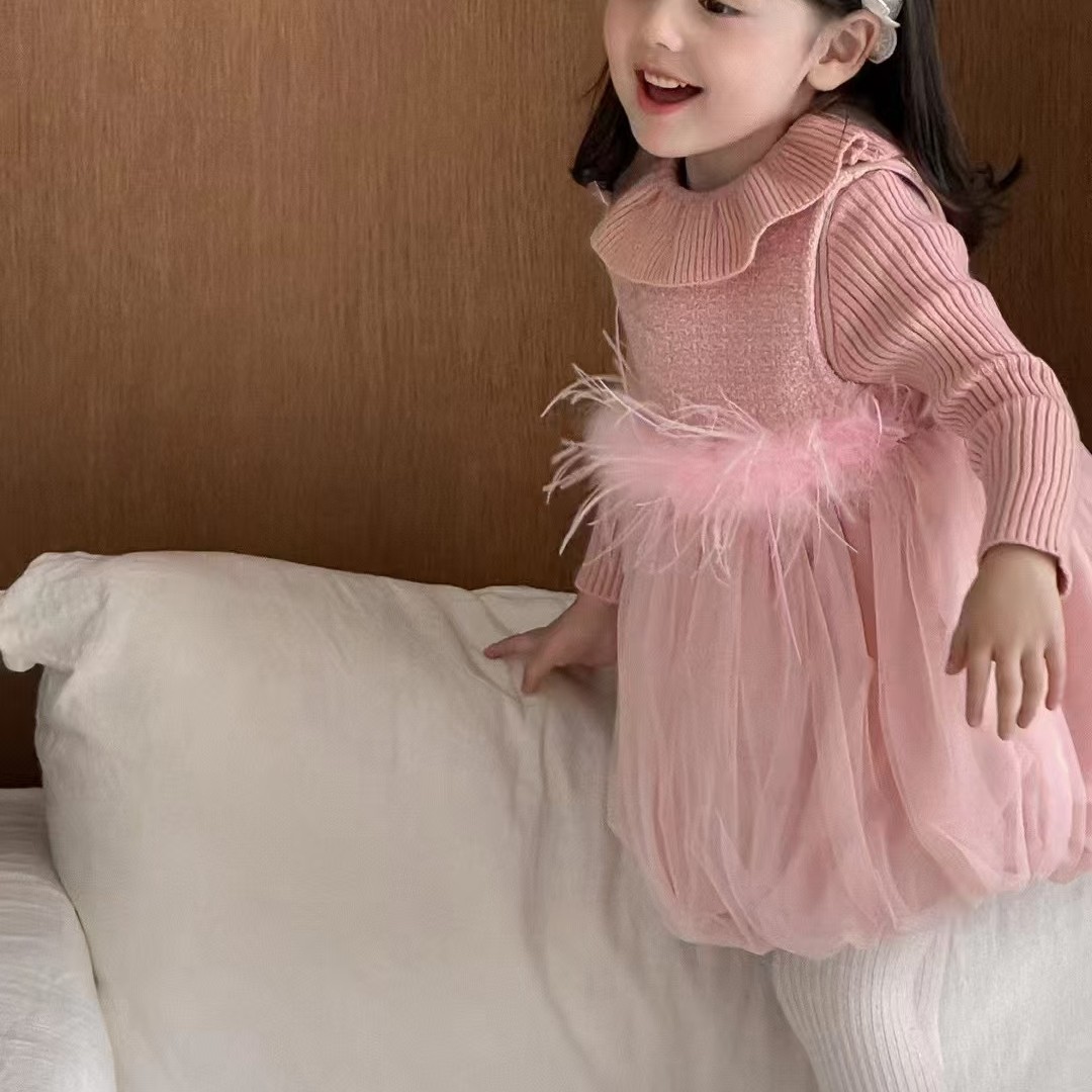 秋冬款裙子两件套秋冬儿童时尚洋气
