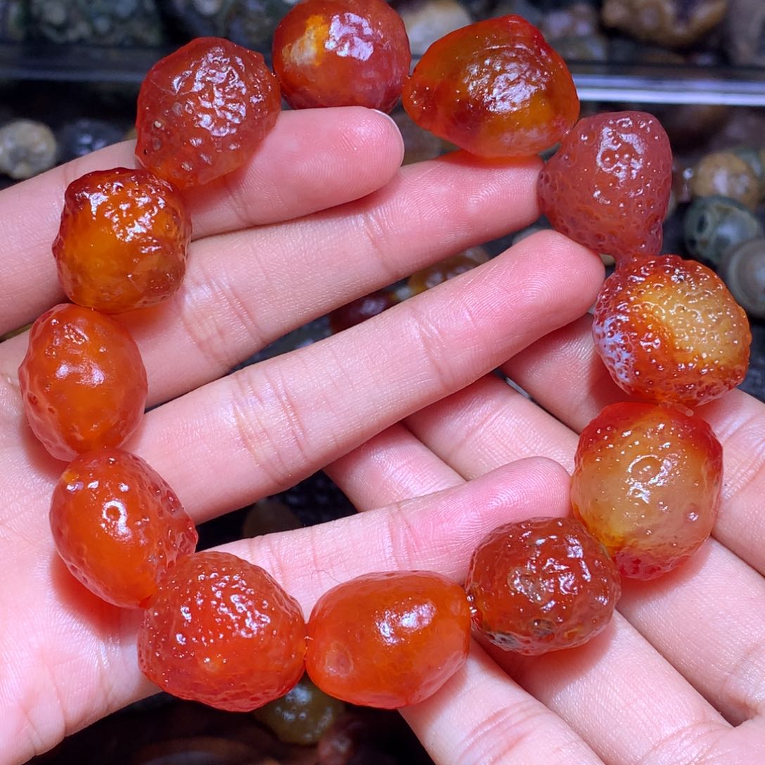 未镶嵌玛瑙/玉髓珠宝半成品