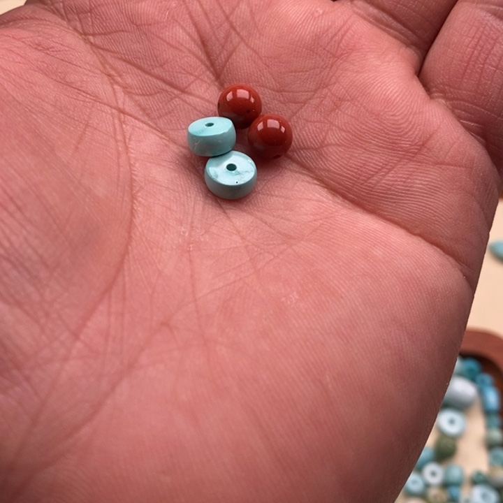 南红玛瑙发饰未镶嵌欧*