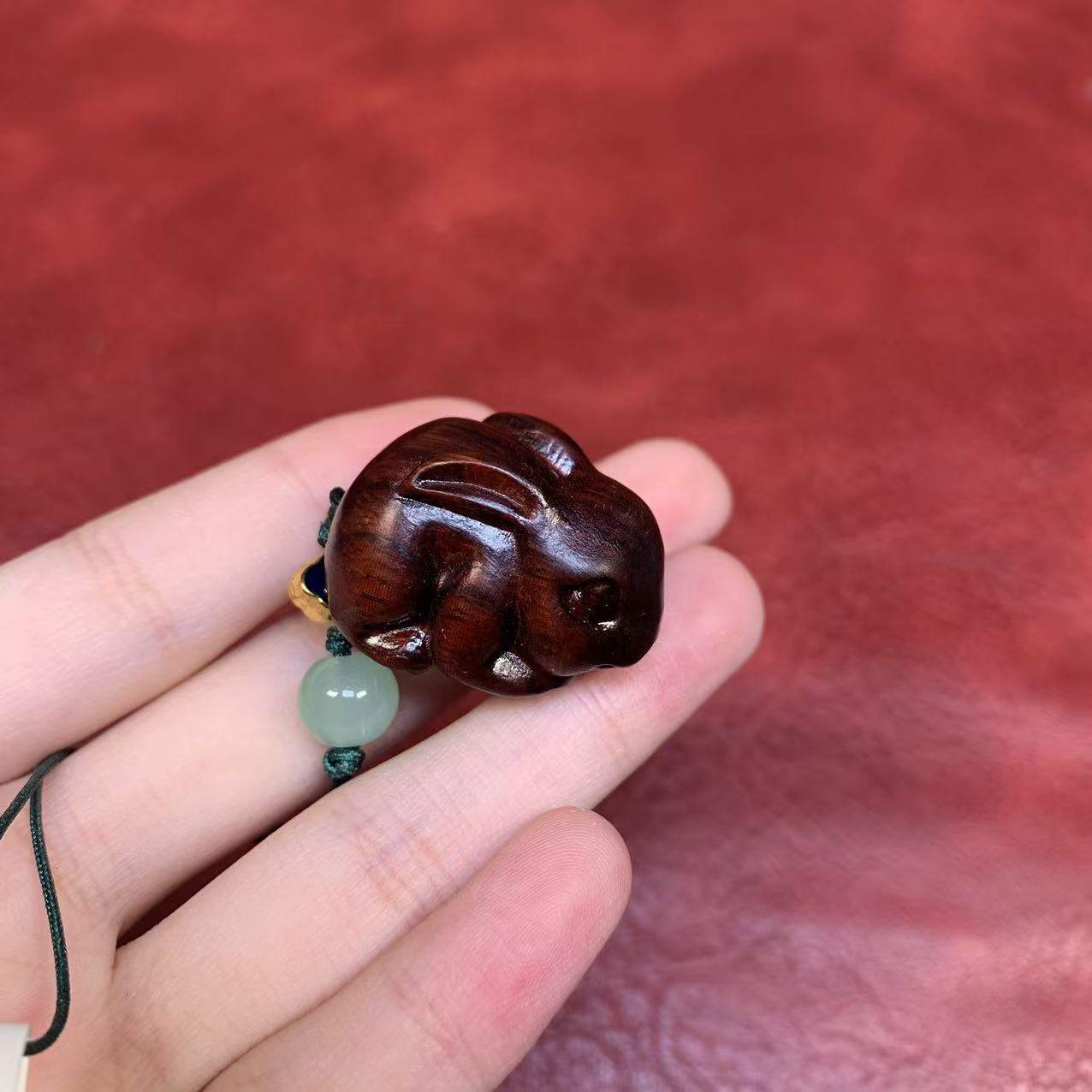 小兔子挂件手把件MK2362