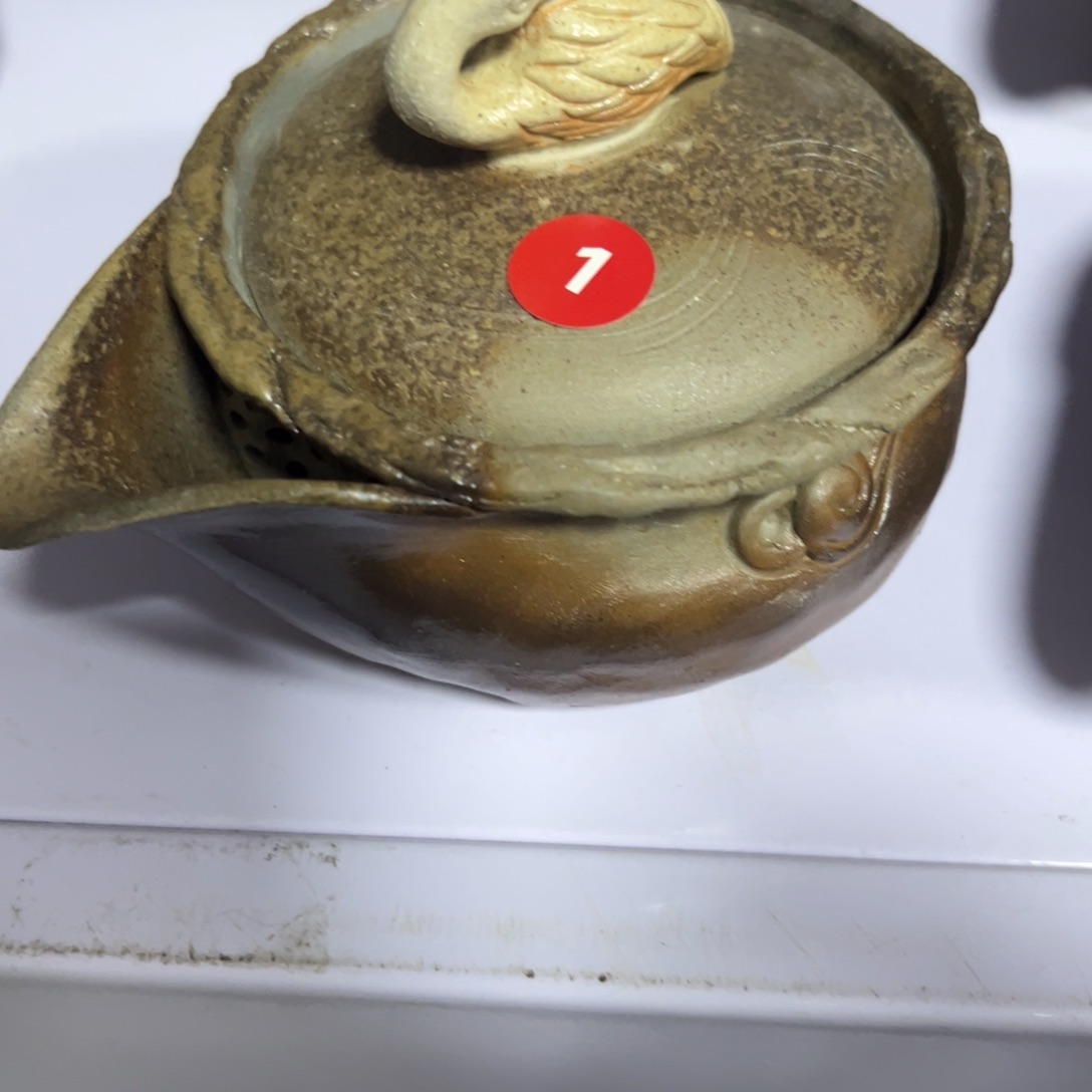 备前手捏茶杯宽山