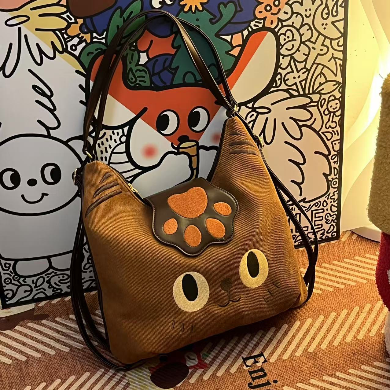 喵喵仙贝猫爪小咪一包多背-A295