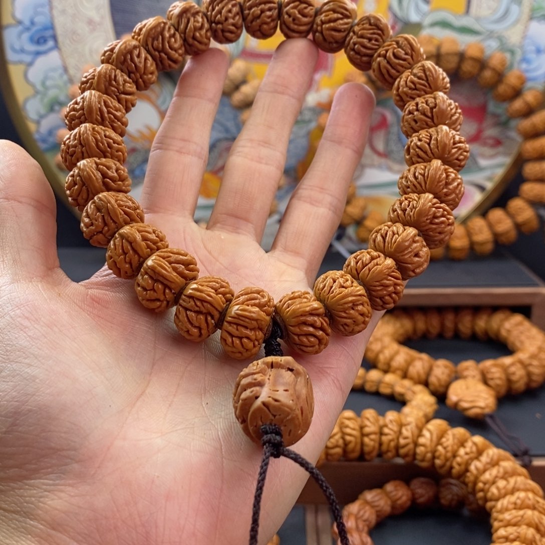桃核手串龙纹桃核矮刺
