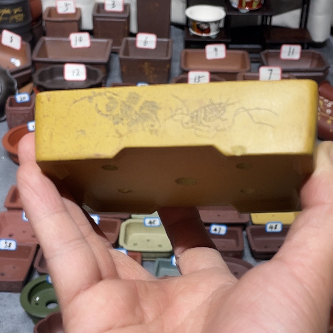 紫砂紫砂小盆微瑕9*6*2