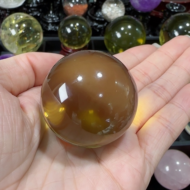 水晶天然水晶球A25未镶嵌小****94.1公分
