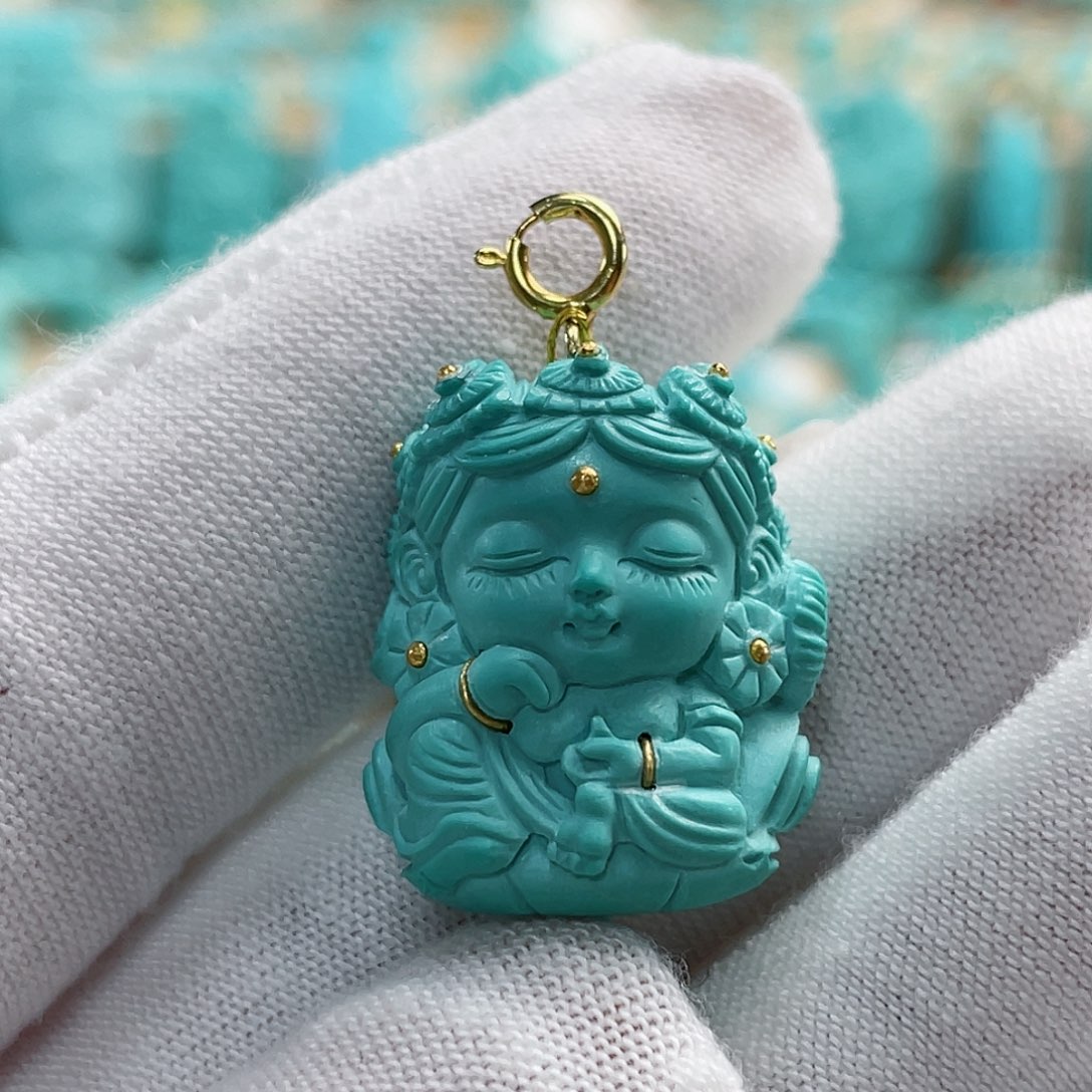 绿松石珠宝奇石未镶嵌