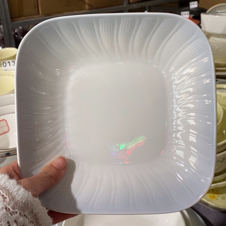 瓷水墨渐染4个方盘