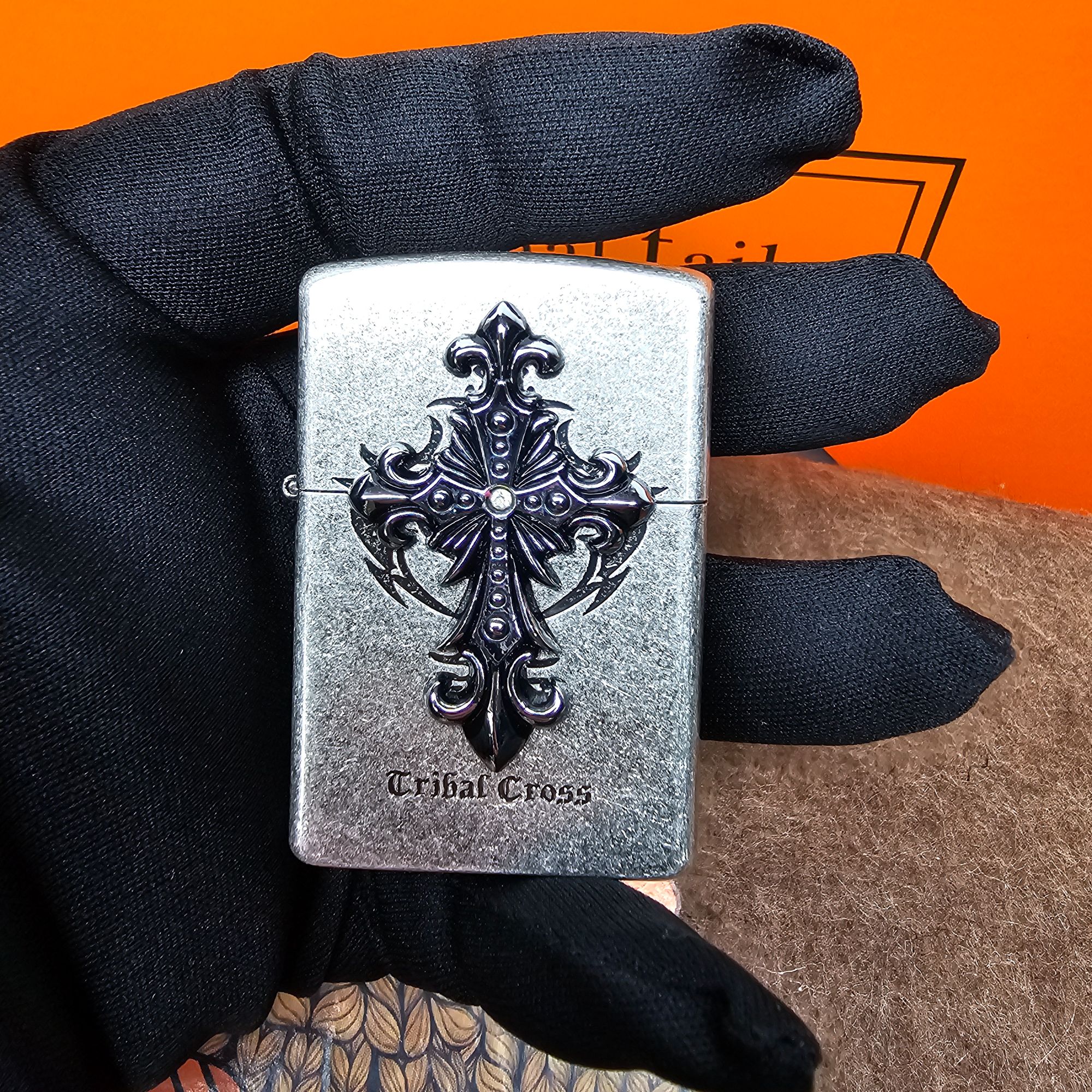 ZORRO  天使十字架【Z9838A】贴章个性创意防风打火机经典复古火机