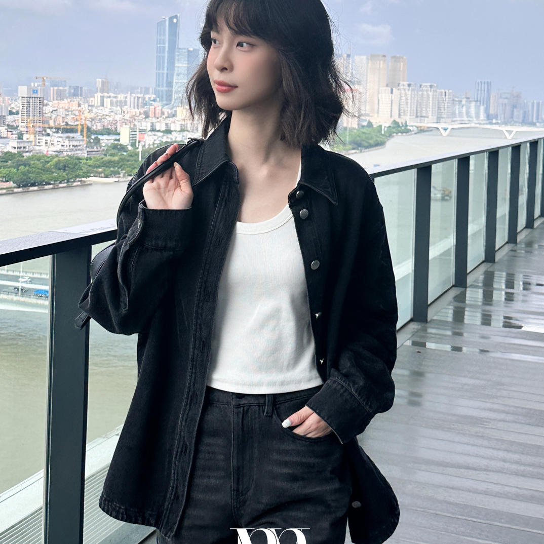 mithworld / 沵媞 衬衫式牛仔外套