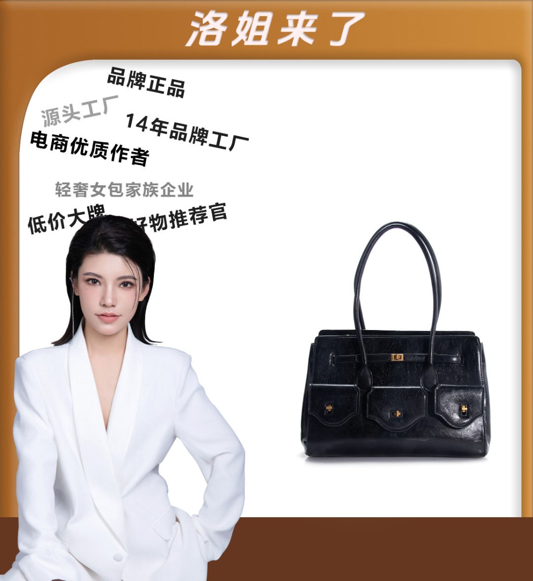 （粉丝专享）新款包包简约女士休闲手提斜跨包LL419