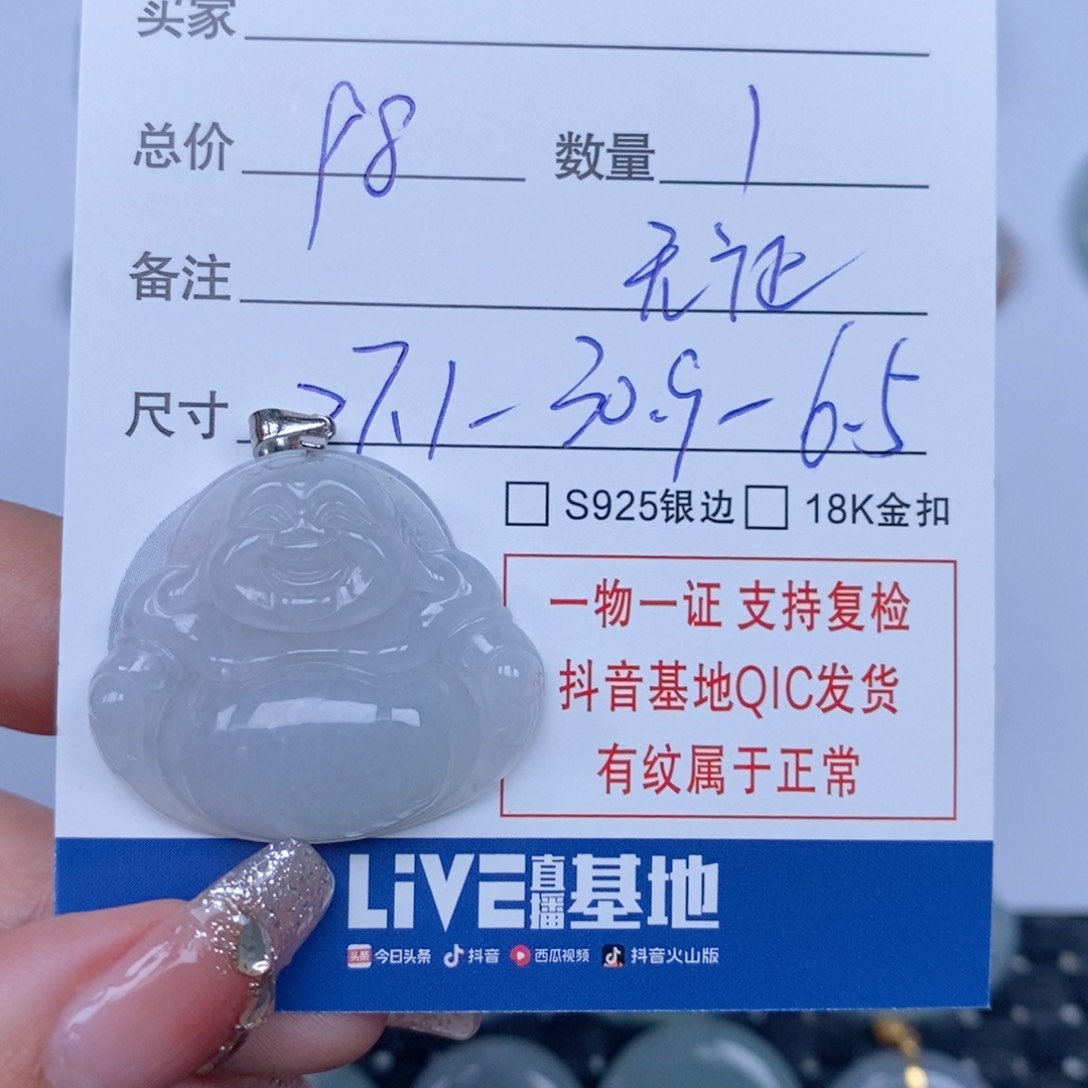 翡翠颈饰未镶嵌天然