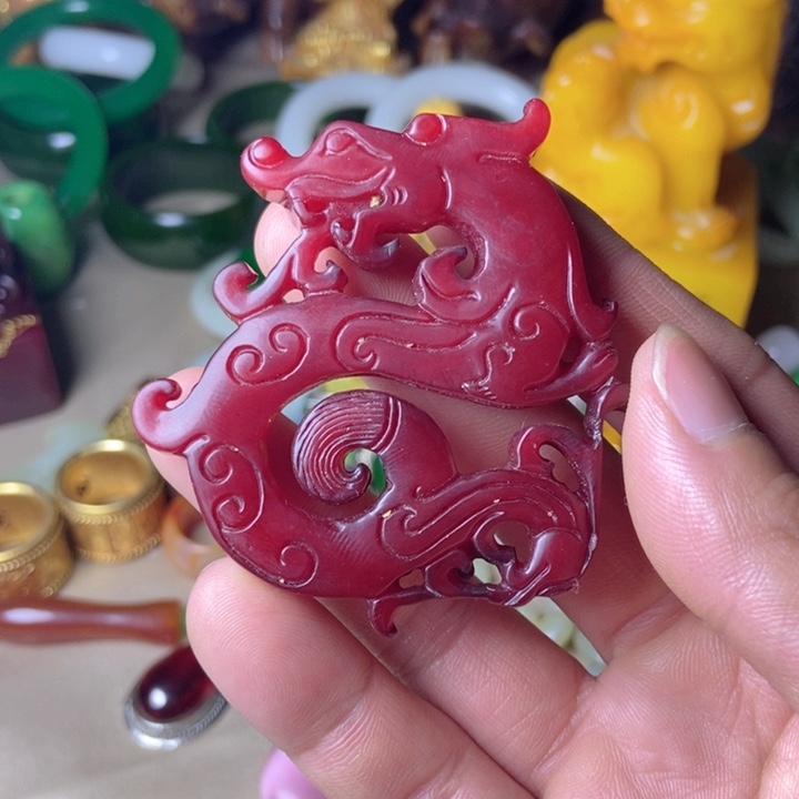 白玉菩提吊坠收藏