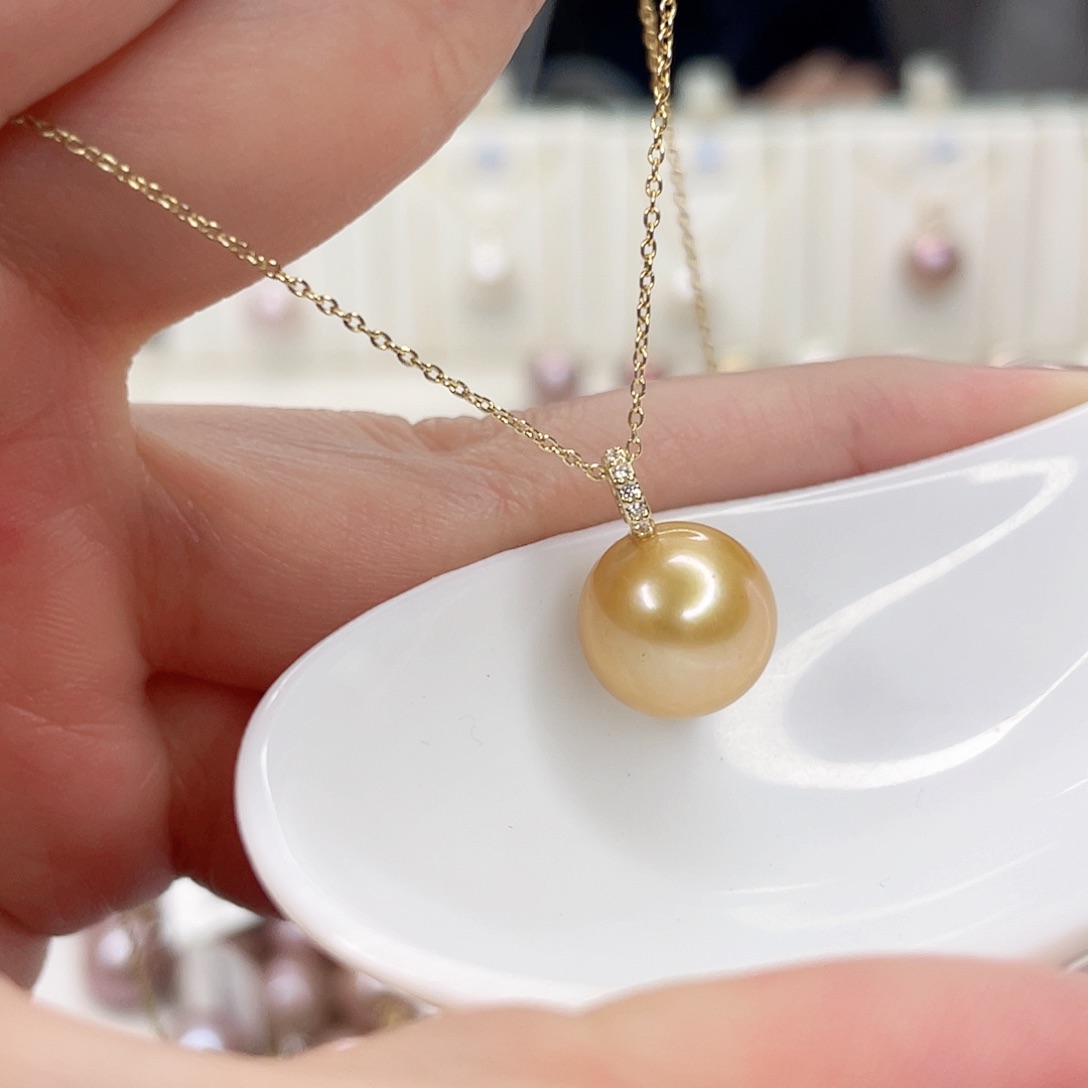 淡水珍珠未镶嵌吊坠(赠链)