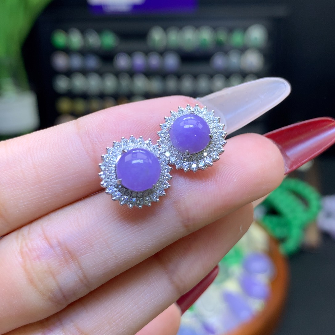 翡翠颈饰18K金镶嵌天然