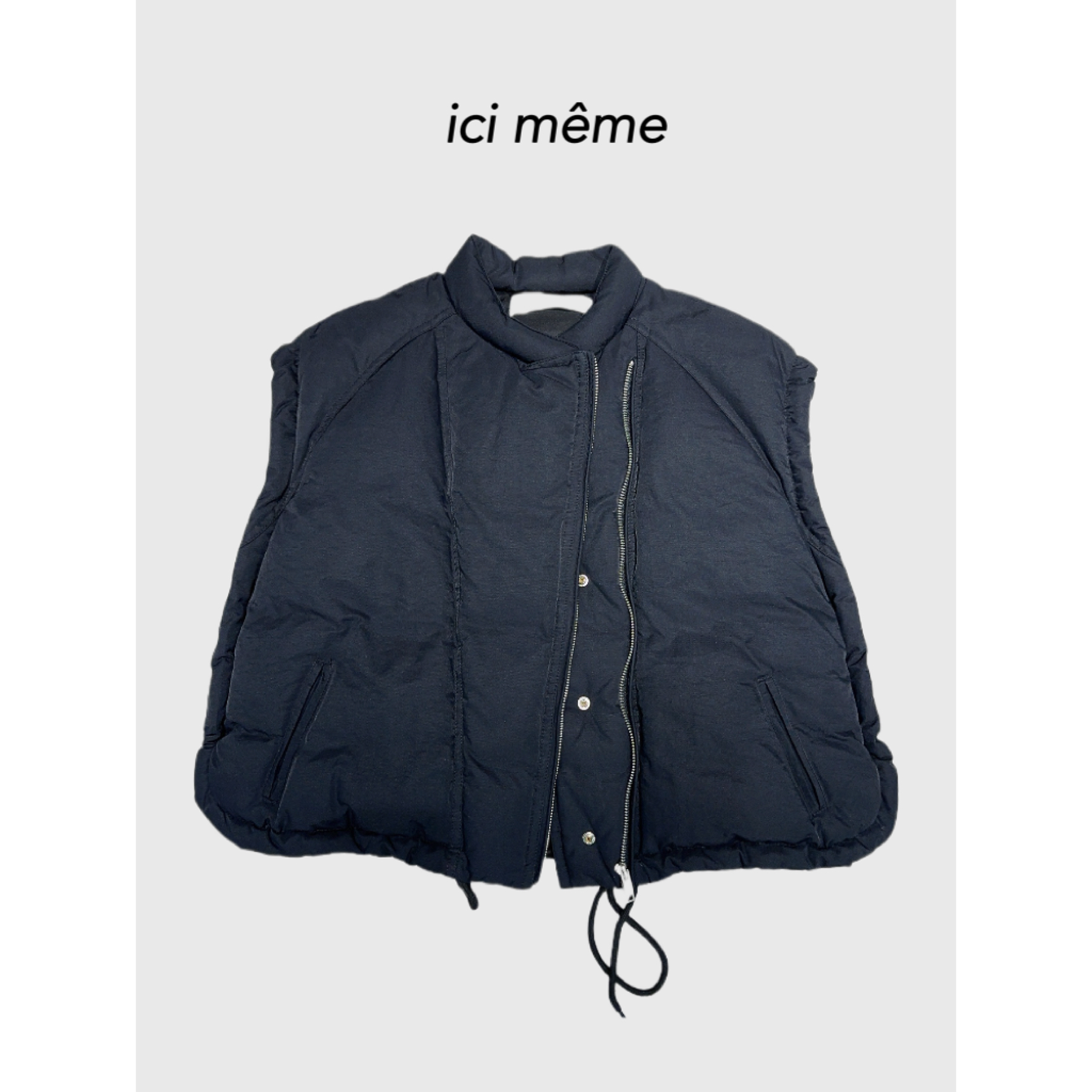 【ici même】设计师时尚个性棉马甲Y2534