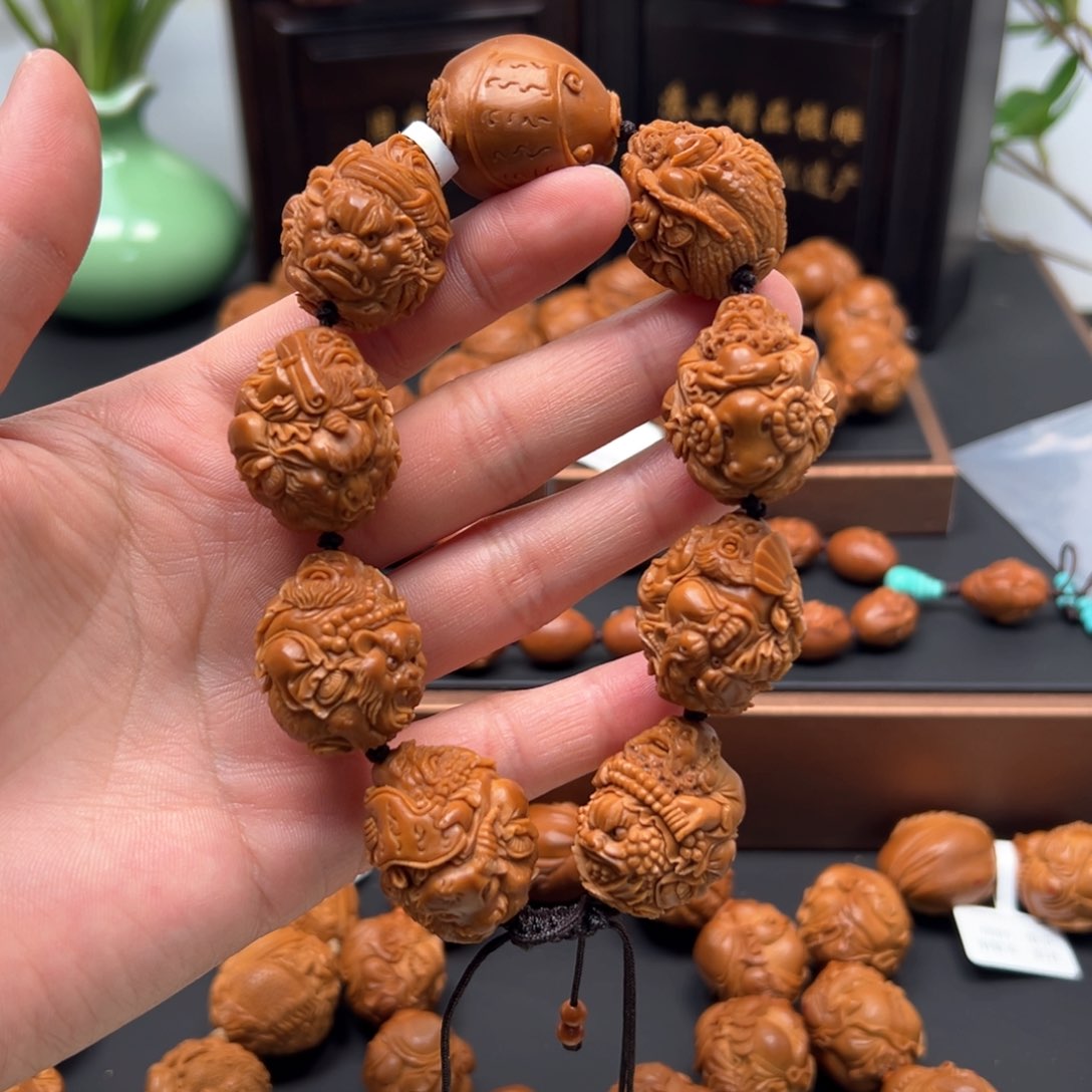 橄榄核手串/手链瑞兽达摩