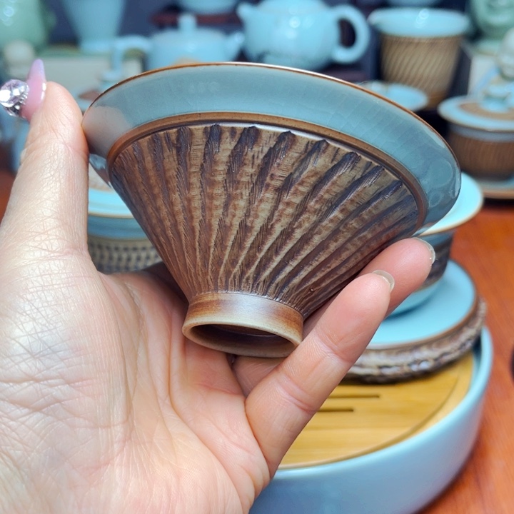 【闪购商品】汝州单壶单杯，天青，微瑕价