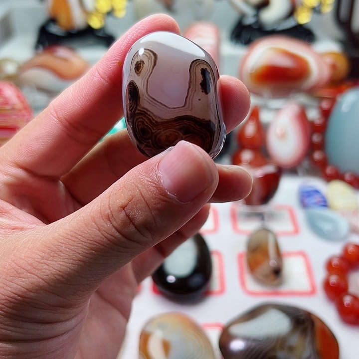 玛瑙/玉髓未镶嵌手把