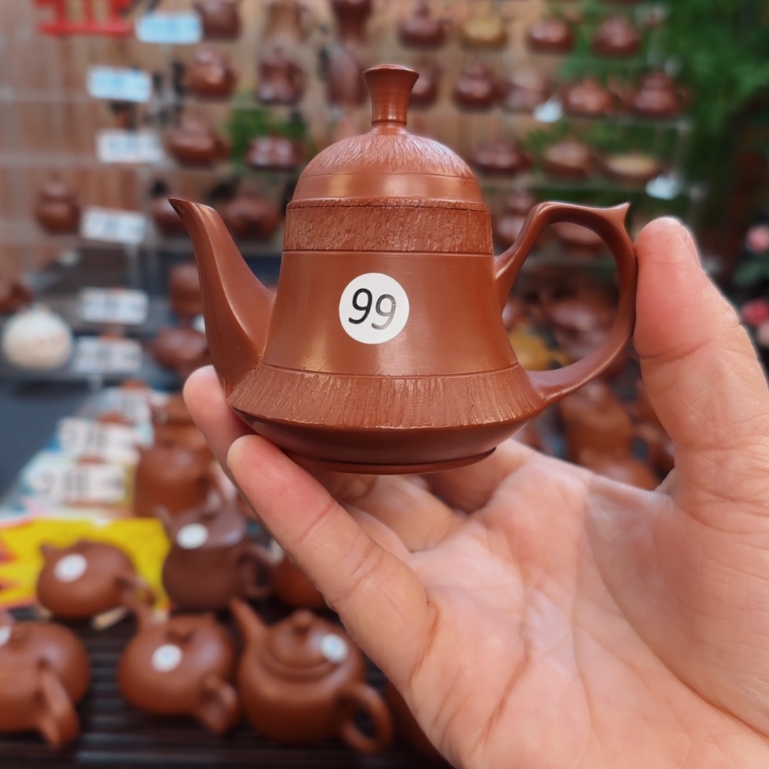 朱泥茶壶朱泥茶壶微瑕65C