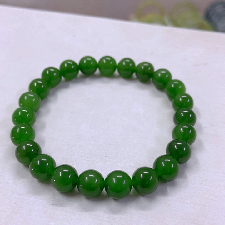 【闪购商品】和田玉（碧玉）手串未镶嵌11