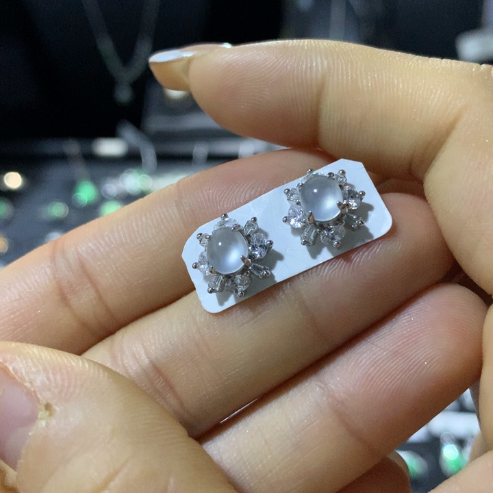 翡翠银S925镶嵌戒指