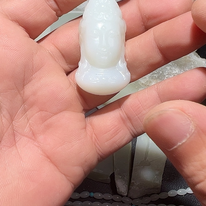 和田玉（青玉）未镶嵌珠宝半成品