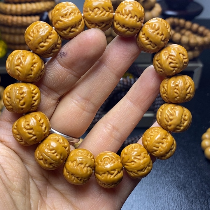 猴头核桃手串猴头猴脑