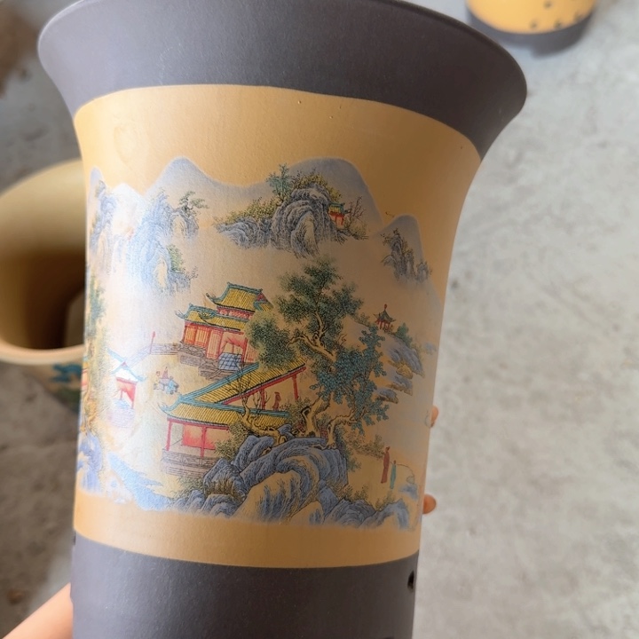 紫砂紫砂花盆19-22