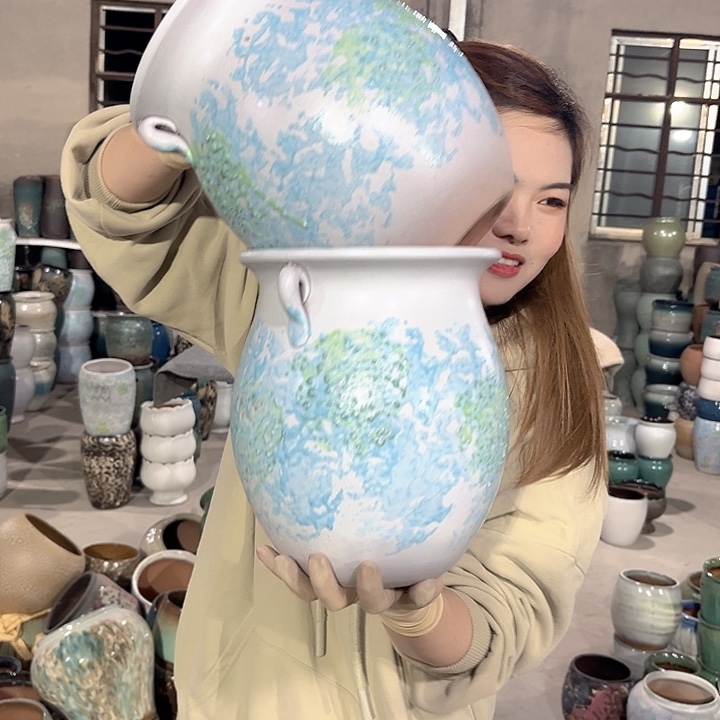 正品口19高25花盆