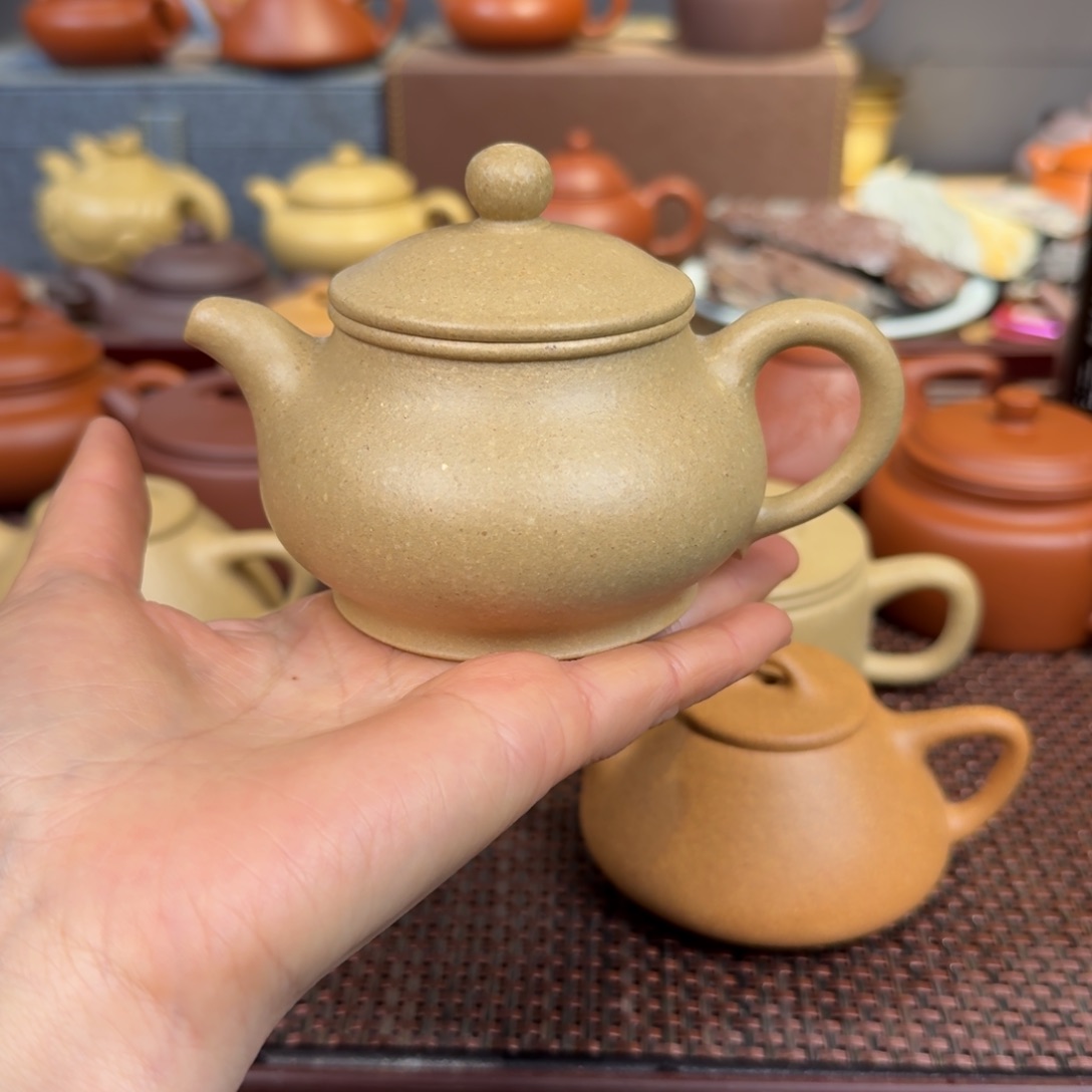 本山绿泥茶壶梨皮170毫升左右