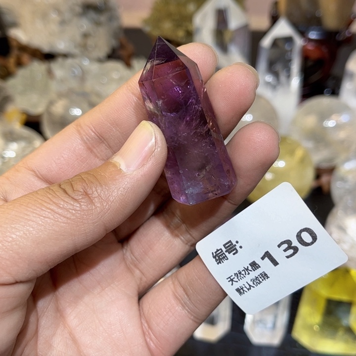 水晶摆件未镶嵌六棱柱