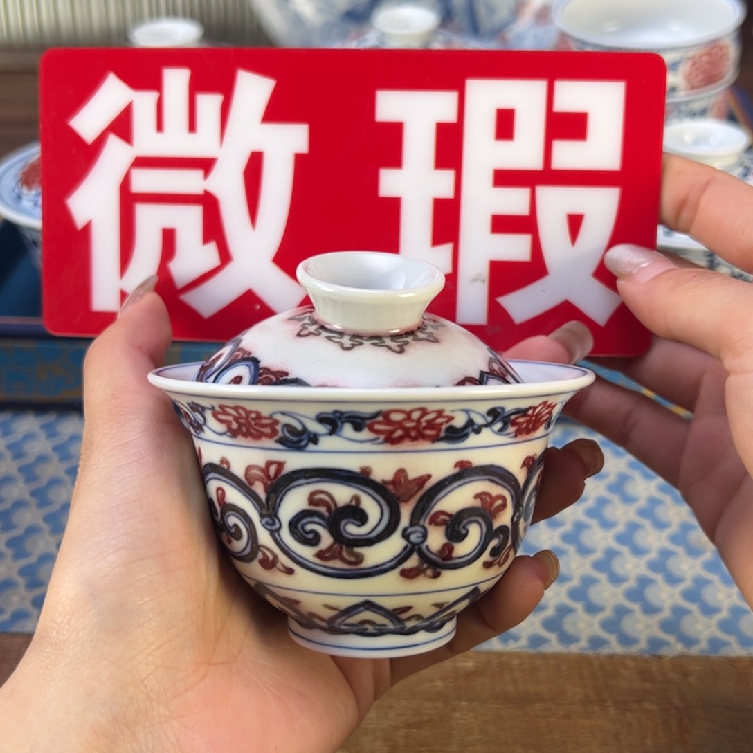摆件景德镇手绘手工陶瓷