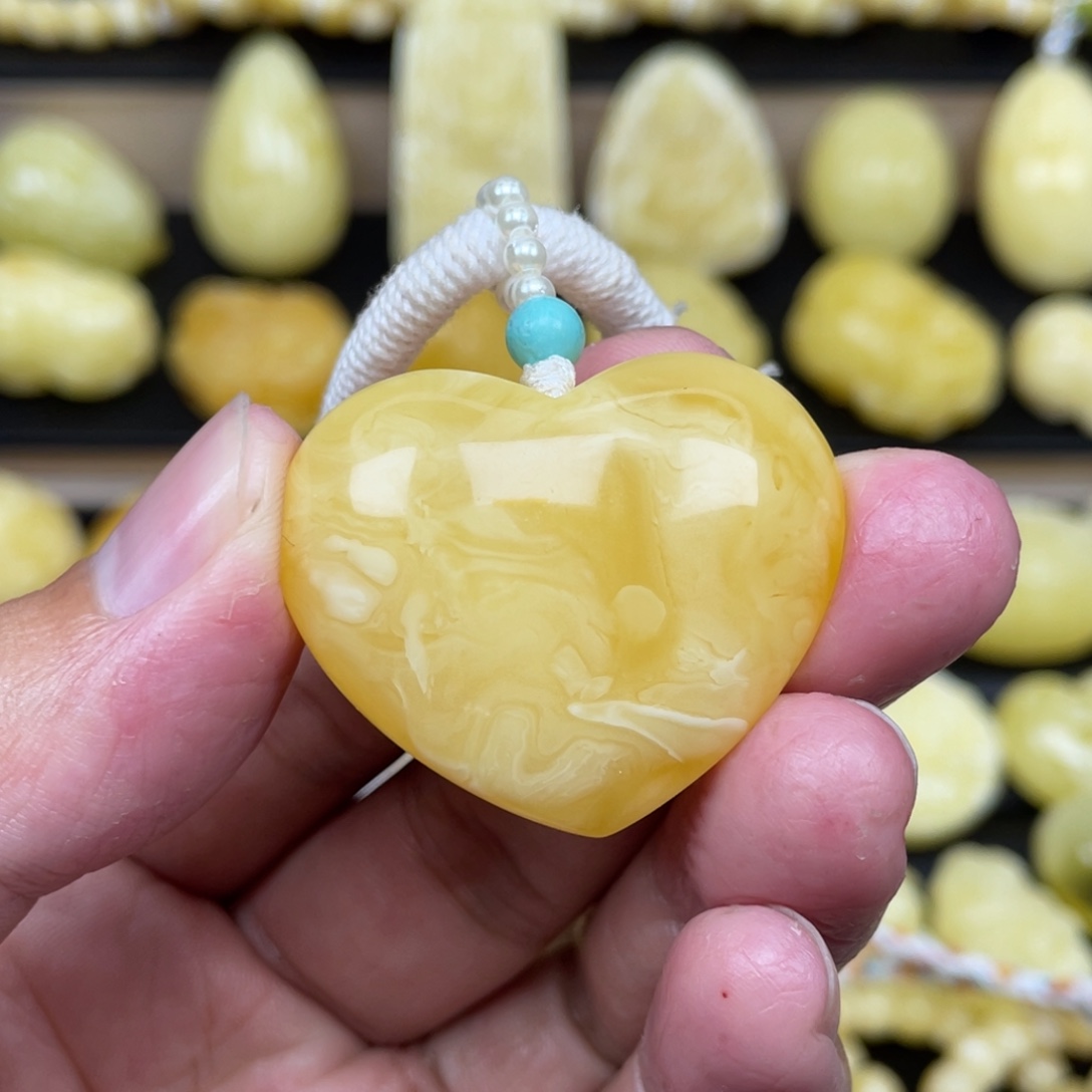 琥珀未镶嵌裸石琥珀蜜蜡