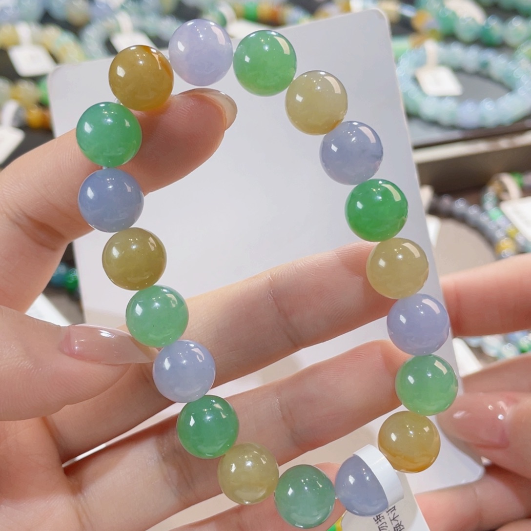 未镶嵌手链翡翠卡10多宝