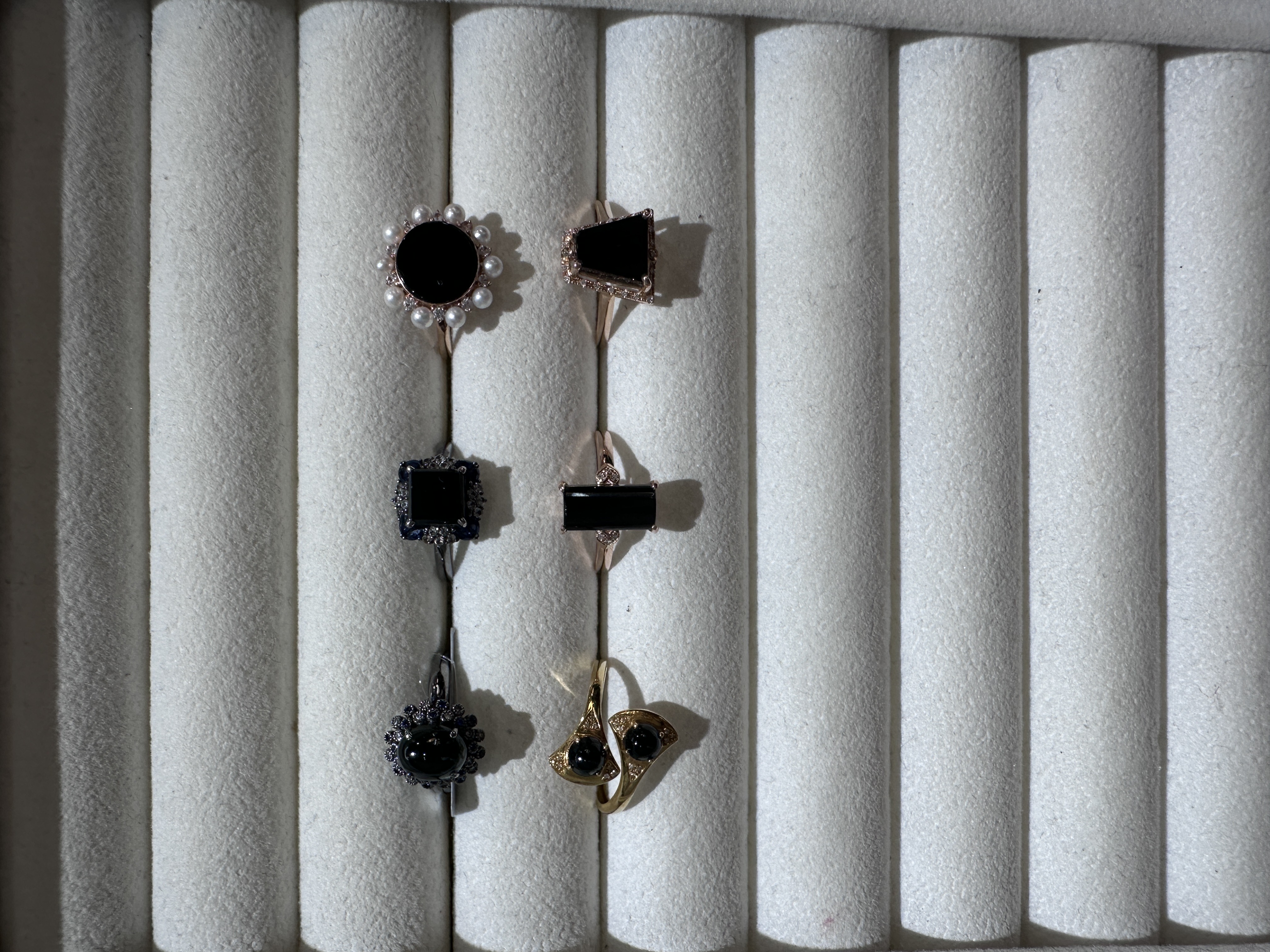 【彩虹盘】墨翠翡翠戒指-18K金-多样性发一件-MC005|CMC1