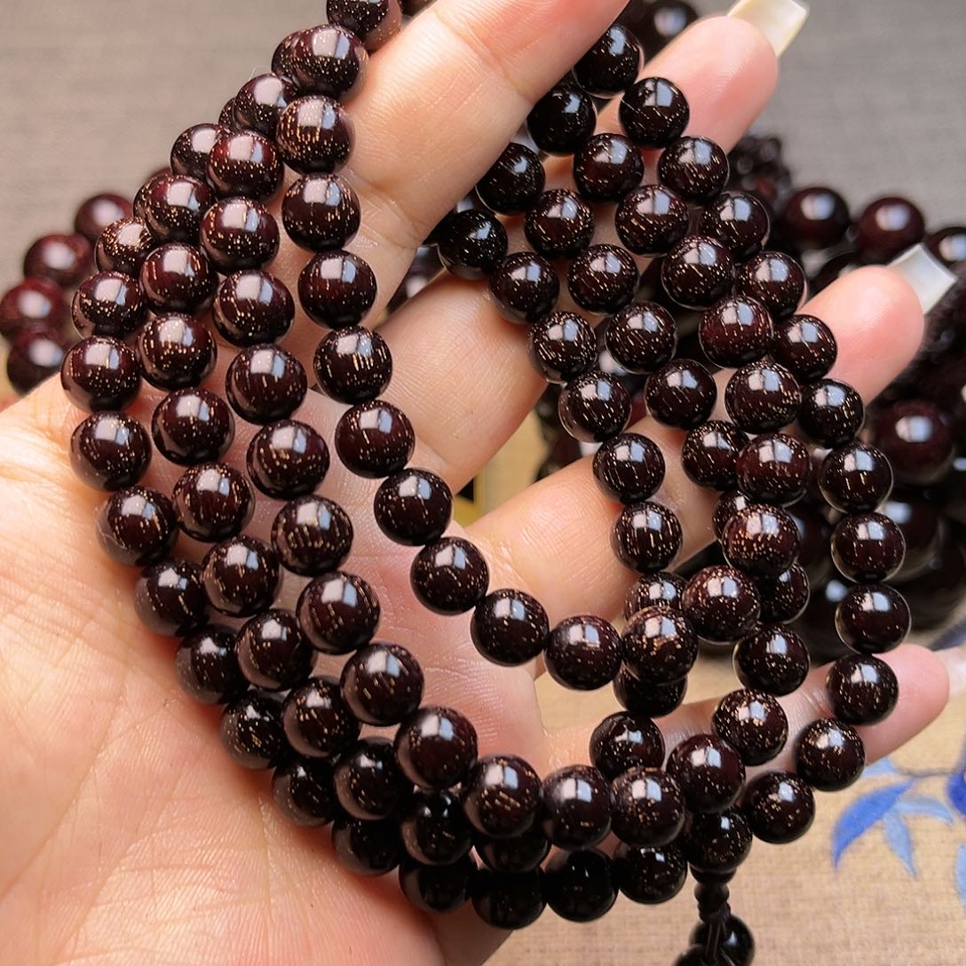 檀香紫檀（小叶紫檀）0.8 108颗满星