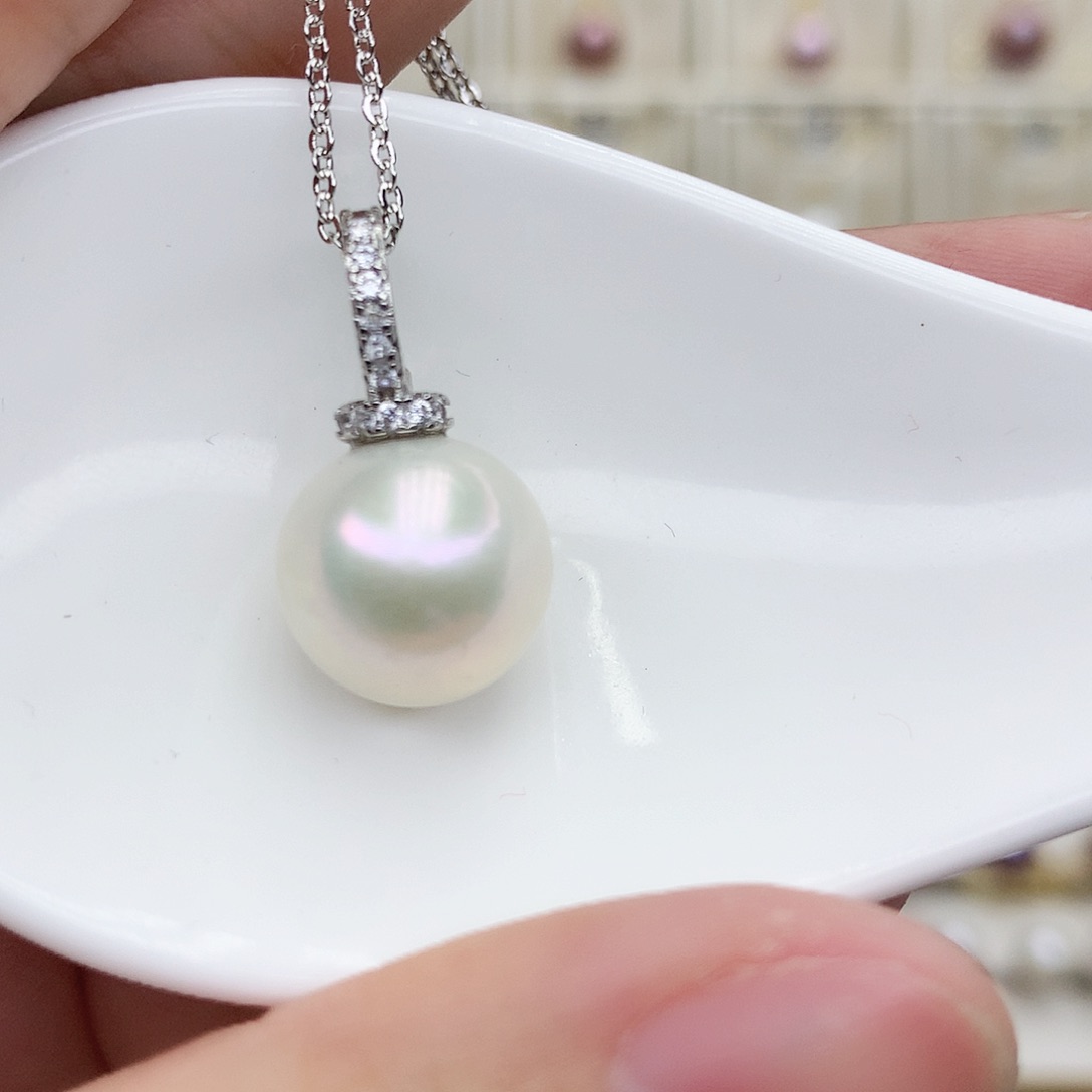 淡水珍珠颈饰合金